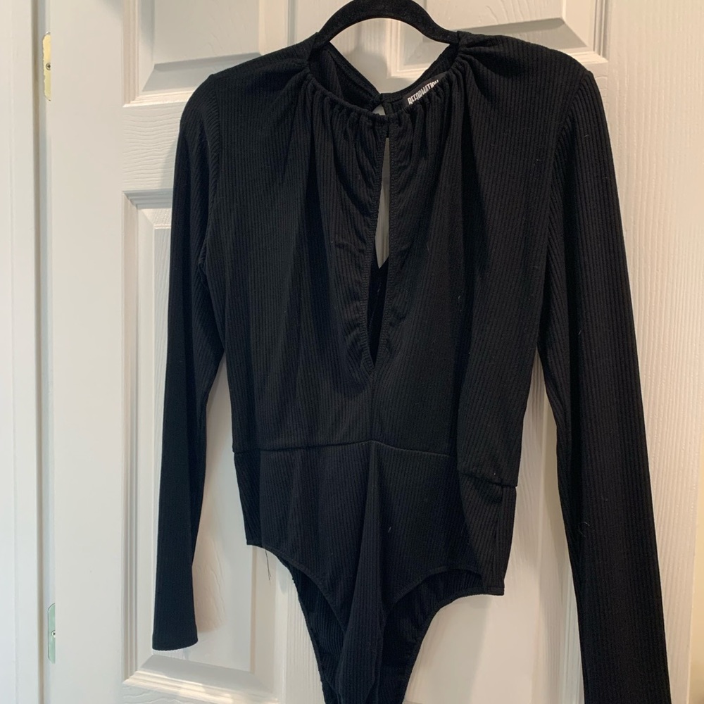 Reformation Black Bodysuit